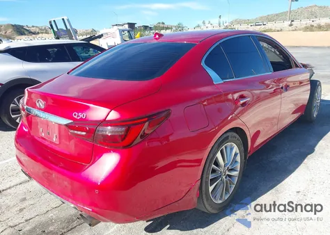 2021 Infiniti Q50 Luxe из США, поврежденный, VIN JN1EV7BP9MM701017